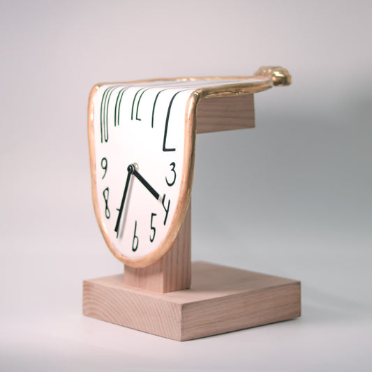 Orologio da appoggio placcato oro