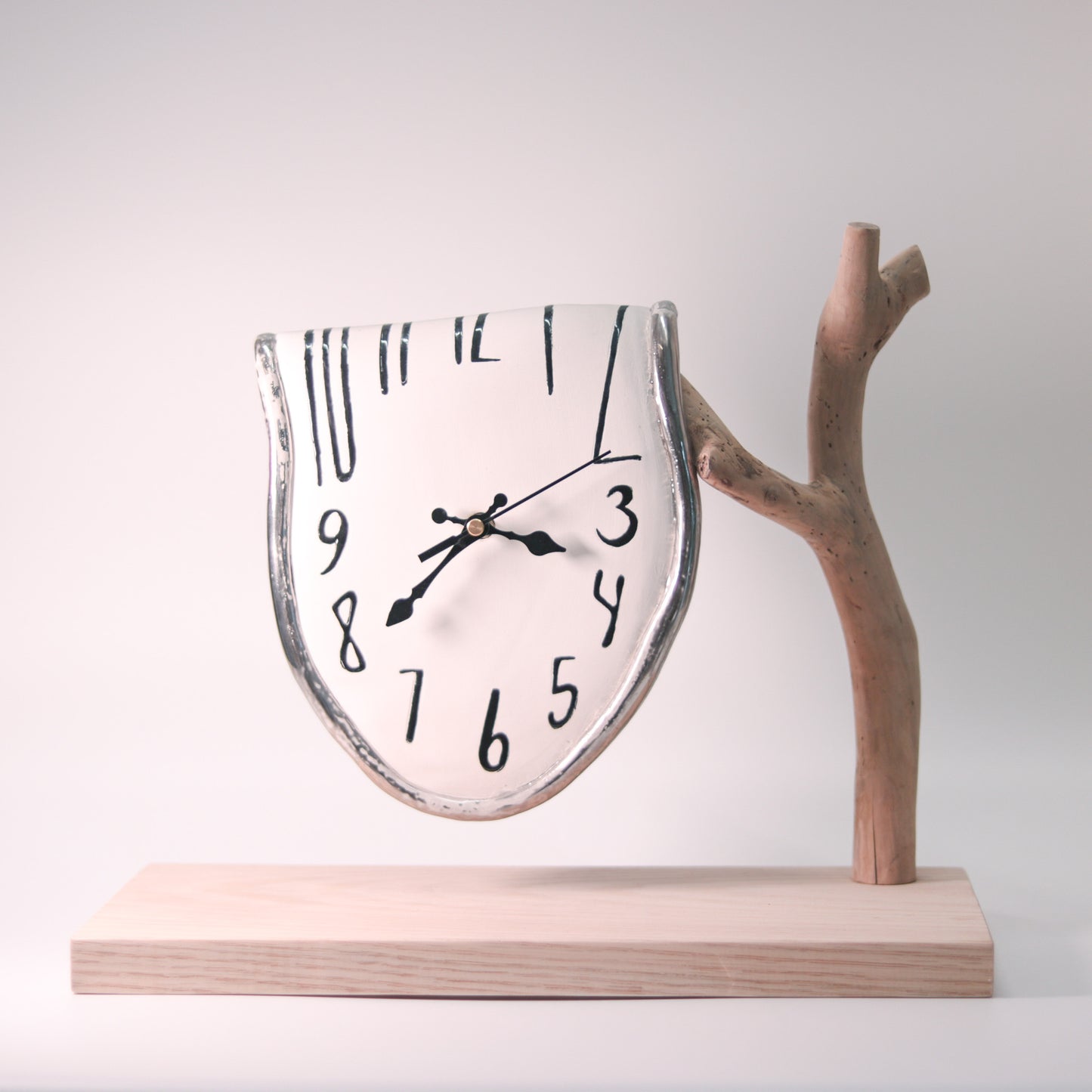 Orologio da appoggio platino